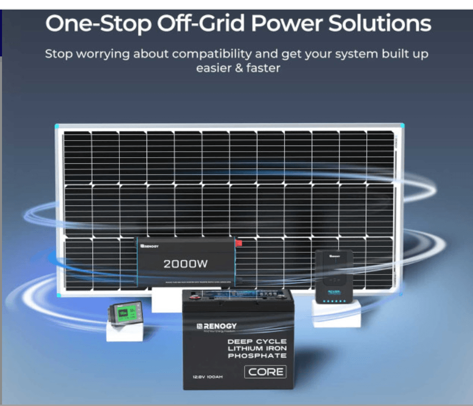 Core 12V 100Ah Deep Cycle LiFePO4 Lithium Battery for RV, Solar, Marine & Off-Grid Power