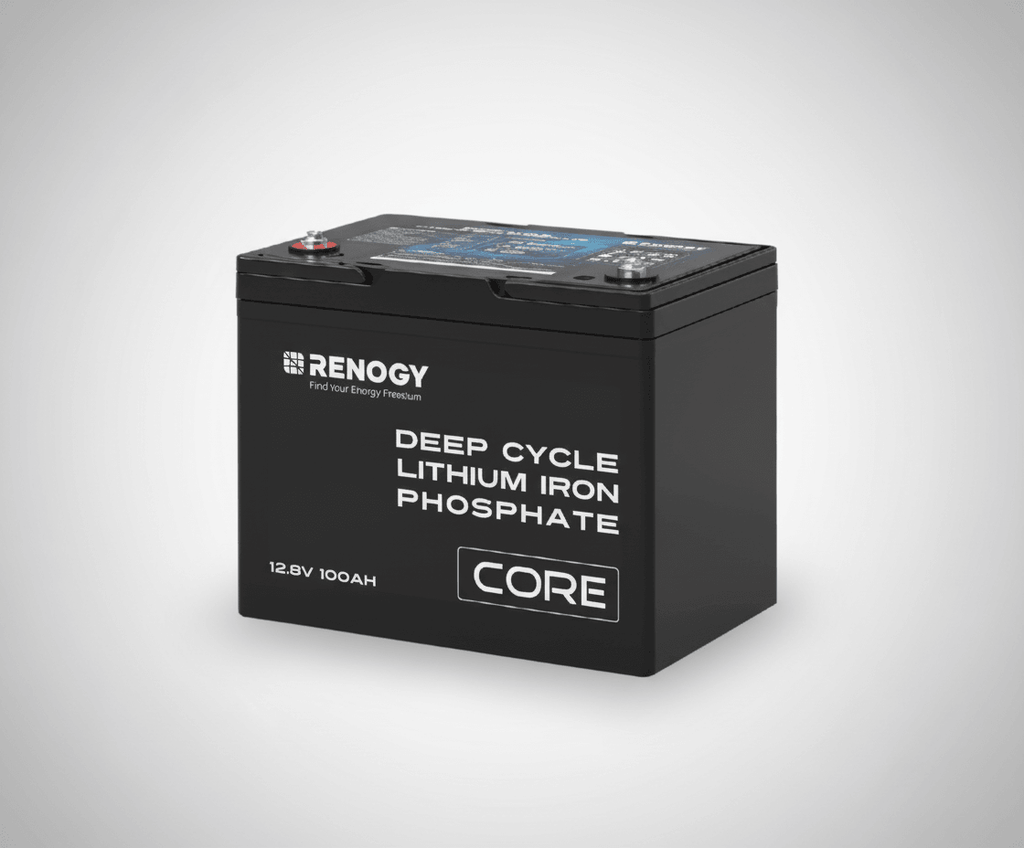 Core 12V 100Ah Deep Cycle LiFePO4 Lithium Battery for RV, Solar, Marine & Off-Grid Power