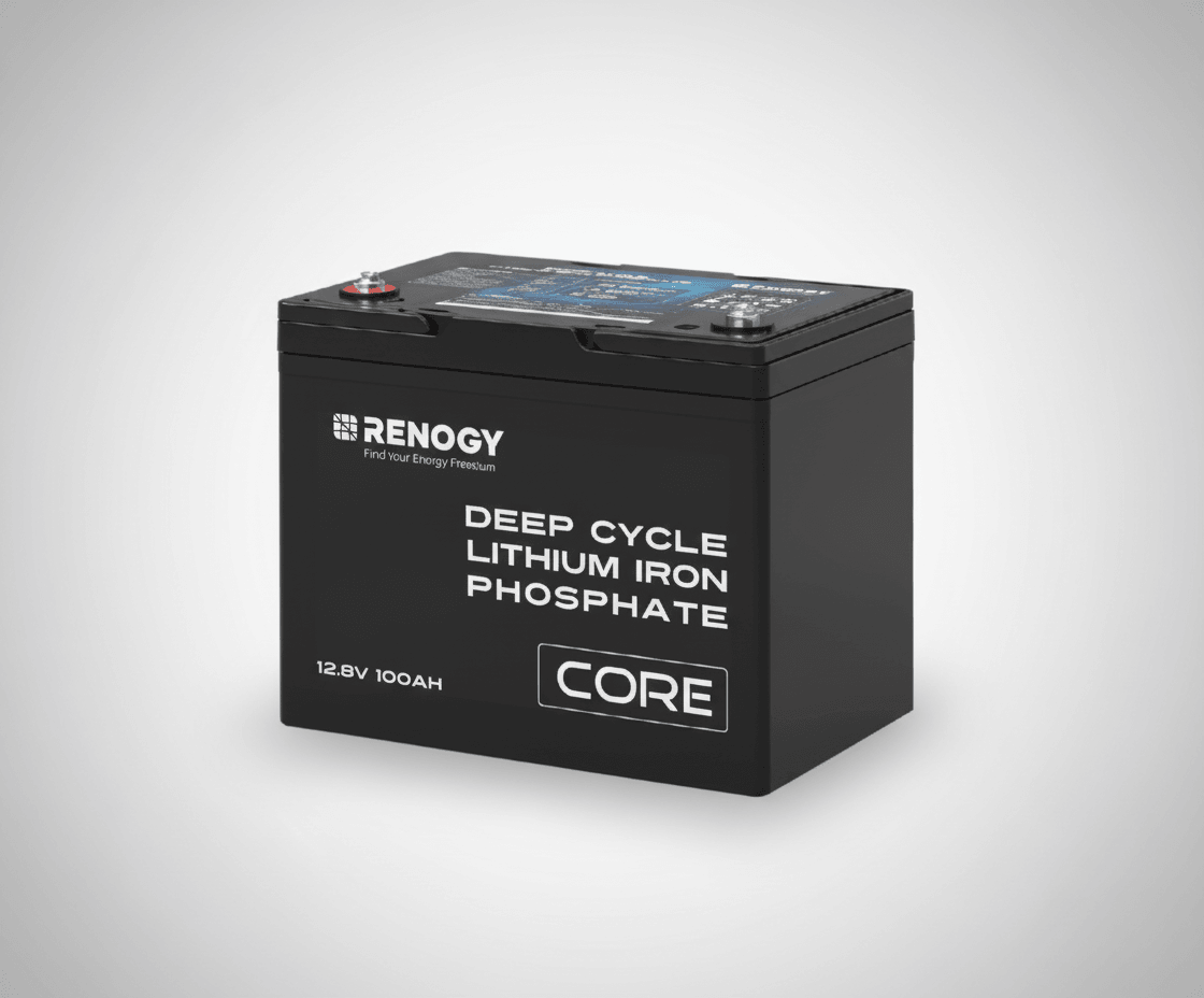 Core 12V 100Ah Deep Cycle LiFePO4 Lithium Battery for RV, Solar, Marine & Off-Grid Power